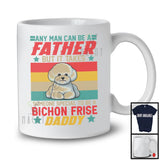 Special To Be A Bichon Frise Daddy, Proud Father's Day Bichon Frise Sunglasses, Vintage Retro T-Shirt