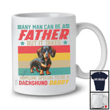 Special To Be A Dachshund Daddy, Proud Father's Day Dachshund Sunglasses, Vintage Retro T-Shirt