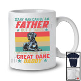 Special To Be A Great Dane Daddy, Proud Father's Day Great Dane Sunglasses, Vintage Retro T-Shirt