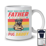 Special To Be A Pug Daddy, Proud Father's Day Pug Sunglasses Owner, Vintage Retro T-Shirt