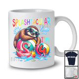 Splashtacular I'm 4, Happy 4th Birthday Pool Party Cute Sloth Lover, Matching Family Group T-Shirt