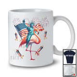 Statue Of Liberty Riding Flamingo, Amazing 4th Of July American Proud Fireworks, Patriotic Group T-Shirt