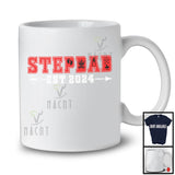 Stepdad Est 2024, Awesome Father's Day Pregnancy Announcement, Expecting Family Group T-Shirt