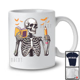 Teacher Skeleton, Scary Halloween Costume Skeleton Skull Lover, Proud Careers Group T-Shirt