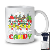 Team Candy, Lovely Christmas Three Santa ELF Reindeer Candy, Matching X-mas Food Lover T-Shirt