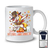Team Dental Assistant, Amazing Thanksgiving Dabbing Unicorn Fall Leaves, Proud Careers Group T-Shirt