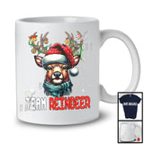 Team Reindeer; Adorable Christmas Reindeer Face Snowing Lover; Pajama Family X-mas Group T-Shirt
