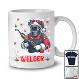 Team Welder, Merry Christmas Santa Snowing, X-mas Matching Proud Careers Group T-Shirt