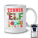 Tennis Elf Squad; Wonderful Christmas Simple Elf Costume; Pajamas Sport Player Team T-Shirt