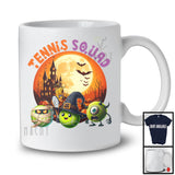Tennis Squad, Proud Halloween Three Mummy Monster Witch, Sport Player Playing Team T-Shirt