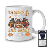 Thankful For My 2nd Grade Turkeys, Wonderful Thanksgiving Three Turkeys, Students Teacher T-Shirt