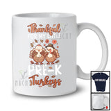 Thankful For My Little Pre-K Turkeys; Proud Thanksgiving Flowers Two Turkeys; Teacher Lover T-Shirt