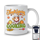 Thanksgiving Cooking Team, Humorous Thanksgiving Fall Pumpkins Guinea Pig, Family Group T-Shirt