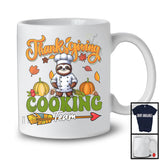 Thanksgiving Cooking Team, Humorous Thanksgiving Fall Pumpkins Sloth Lover, Family Group T-Shirt