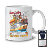 Thanksgiving Cruise 2024 Thankful For Memories Together; Lovely Turkey Plaid Cruise; Family T-Shirt