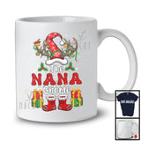 The Nana Gnome; Amazing Christmas Lights Reindeer Gnome Costume; X-mas Family T-Shirt