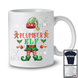 The Plumber ELF, Merry Christmas Snowing Around ELF Lover, Proud Careers X-mas Group T-Shirt