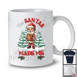 The Santas Made Me Do It; Humorous Christmas Tree Snowing Santa Naughty Santa; Family T-Shirt