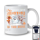 There's Some Horrors In This House; Scary Halloween Dancing Boo Pumpkin; Women Dancer T-Shirt