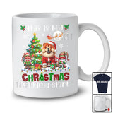 This Is My Christmas Pajama Shirt, Adorable X-mas Santa Chow Chow Plaid, Gnome Snowing T-Shirt