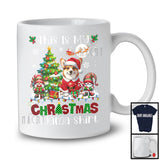 This Is My Christmas Pajama Shirt, Adorable X-mas Santa Corgi Plaid, Gnome Snowing T-Shirt