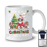 This Is My Christmas Pajama Shirt, Adorable X-mas Santa St. Bernard Plaid, Gnome Snowing T-Shirt