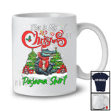 This Is My Christmas Pajama Shirt; Amazing X-mas Tree Alligator Santa; Wild Animal T-Shirt