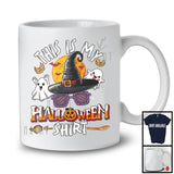 This Is My Halloween Shirt, Joyful Halloween Costume Witch Sunglasses Face, Boo Ghost Lover T-Shirt