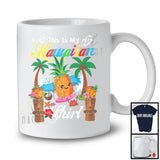 This Is My Hawaiian Shirt, Colorful Summer Vacation Hawaiian Pineapple Surfing, Fruit Beach Lover T-Shirt
