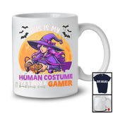 This Is My Human Costume I'm Really A Gamer, Humorous Halloween Gaming Witch, Gamer Lover T-Shirt