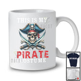This Is My Pirate Costume; Humorous Halloween Skull Pirate Lover; Men Costume Family T-Shirt