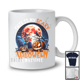 This Is My Scary Halloween Costume, Horror Costume Halloween Carved Pumpkin, Skeleton Moon T-Shirt