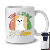 This Is Some Boo Sheet; Amazing Halloween Groovy Cute Boo Ghost Lover; Vintage Retro T-Shirt