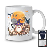 Three Boo Witch Mummy Pekingese, Adorable Halloween Costume Puppy Owner, Family Group T-Shirt