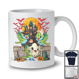 Three Pumpkin Ghost Witch Hummingbirds, Horror Halloween Moon Hummingbird, Bird Lover T-Shirt