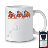 Three Turkeys Playing Violins; Lovely Thanksgiving Fall Violinist; Musical Instruments Player Group T-Shirt