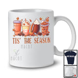 Tis' The Season; Amazing Thanksgiving Leopard Pumpkin Spice; Football Playing Player Team T-Shirt