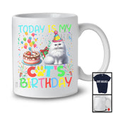 Today Is My Cat's Birthday, Lovely Birthday Party Kitten Owner Lover, Friends Family Team T-Shirt