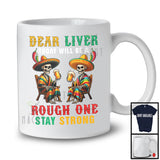 Today Will Be A Rough One, Humorous Cinco De Mayo Sombrero Skeleton, Drinking Beer Drunker T-Shirt