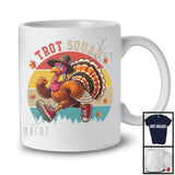 Trot Squad, Awesome Thanksgiving Turkey Marathon Running Lover, Runner Vintage Retro T-Shirt