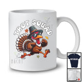 Trot Squad; Humorous Thanksgiving Running Runner Turkey Sunglasses; Family Group T-Shirt