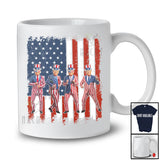 Trump Dancing; Humorous 4th of July American Flag President; Patriotic Family Group T-Shirt