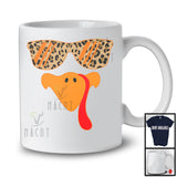 Turkey Face Wearing Leopard Sunglasses, Amazing Thanksgiving Turkey, Family Gobble Group T-Shirt