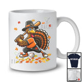 Turkey Playing Baseball, Amazing Thanksgiving Sport Player Team, Matching Family Group T-Shirt