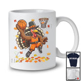 Turkey Playing Basketball, Amazing Thanksgiving Sport Player Team, Matching Family Group T-Shirt