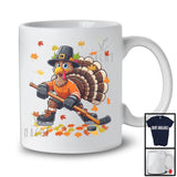 Turkey Playing Hockey, Amazing Thanksgiving Sport Player Team, Matching Family Group T-Shirt