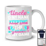 Uncle Is My Name, Lovely Father's Day Gender Reveal Keeper Of The Gender, Uncle Family T-Shirt