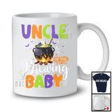Uncle Of The Brewing Baby, Humorous Pregnancy Announcement Halloween Witch, Family T-Shirt