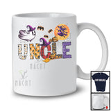 Uncle, Creepy Halloween Costume Witch Boo Ghost Lover, Pumpkin Matching Family Group T-Shirt