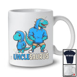 Unclesaurus, Adorable Father's Day Uncle Baby T-Rex Dinosaur Lover, Matching Family Group T-Shirt